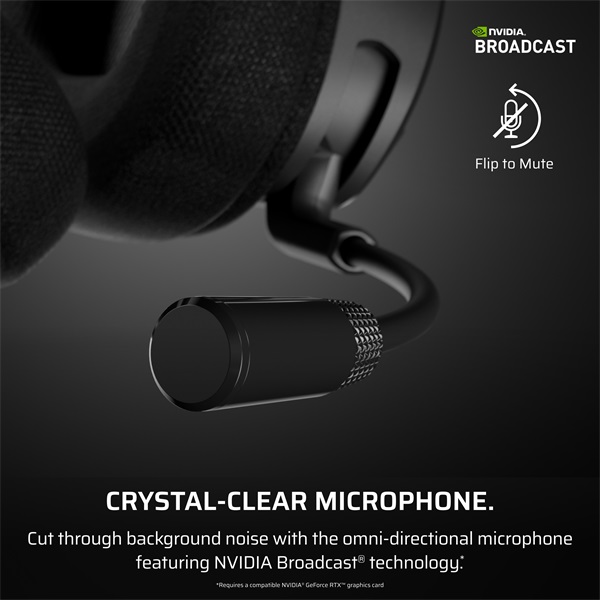 CORSAIR Vezeték Nélküli Headset VOID v2 Wireless Gaming Headset Dolby Atmos carbon