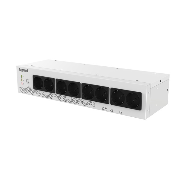 Legrand KEOR uPDU 800VA 19" 8xSCH szünetmentes elosztósor (310332)