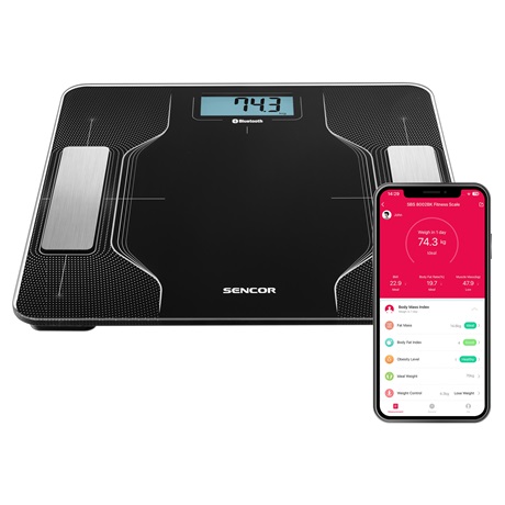 Sencor SBS 8002BK  SMART FITNESS Személymérleg