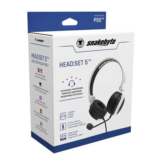  Snakebyte PS5 HeadSet 5 Fejhallgató