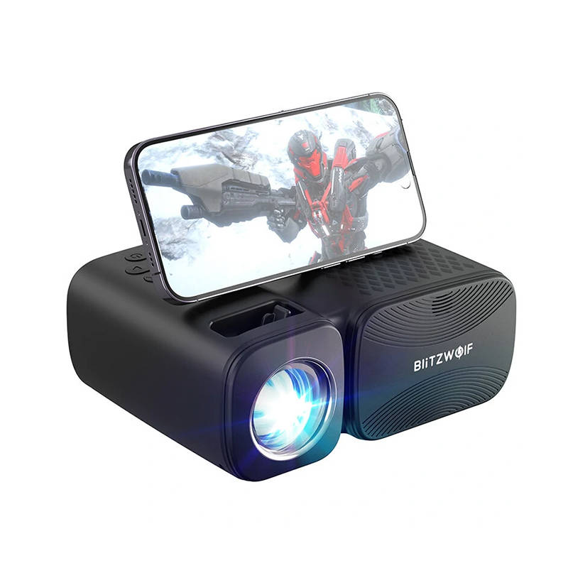BlitzWolf BW-V3 Mini LED beamer / projector, Wi-Fi + Bluetooth (black) BlitzWolf BW-V3 Mini LED beamer / projector, Wi-Fi + Bluetooth (black)