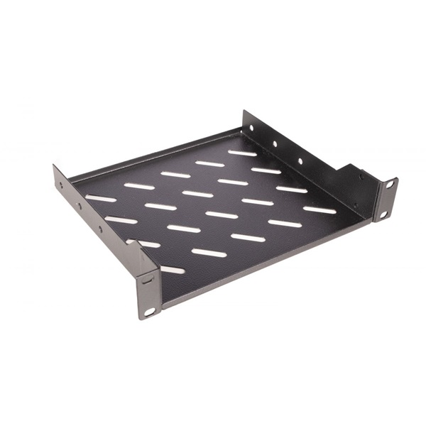Equip Rackszekrény kiegészítő EZFS-10-1-20-B  Fix polc  10" 1U Mélység: 200mm Fekete 