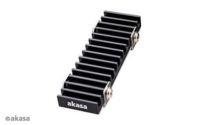 Akasa Gecko Pro M.2 SSD hűtőborda fekete (A-M2HS02-BK)