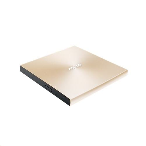 ASUS ZenDrive U9M arany ultravékony, hordozható 8-szoros DVD-író USB Type-C kábellel és M-DISC támogatással (SDRW-08U9M-U/GOLD/G/AS)