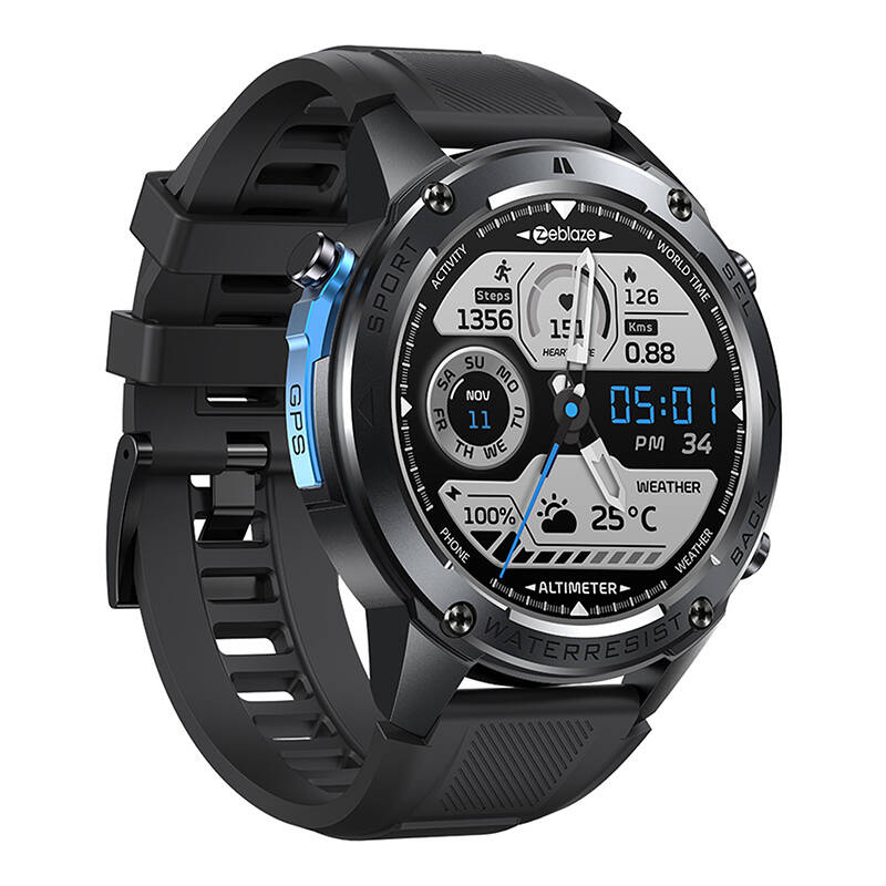  Zeblaze Stratos 2 Ultra Okosóra Fekete