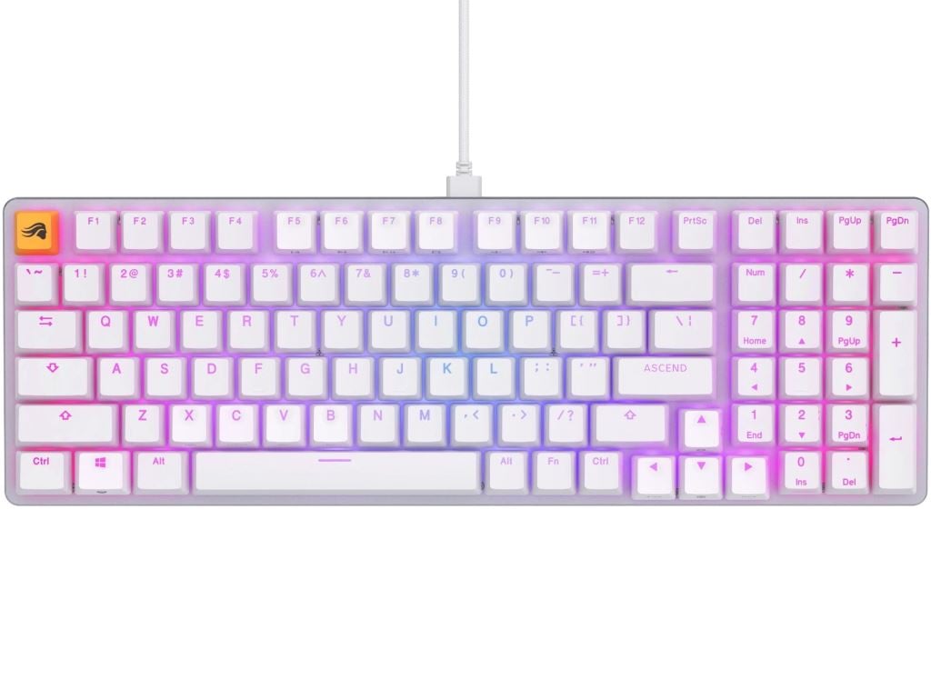 Glorious GMMK 2 Full-Size Fox Switch billentyűzet US fehér