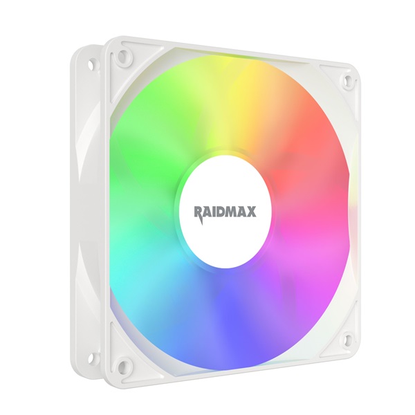 RAIDMAX X-AIR 4db 120mm RGB ventilátor Fehér RAIDMAX X-AIR 4db 120mm RGB ventilátor Fehér
