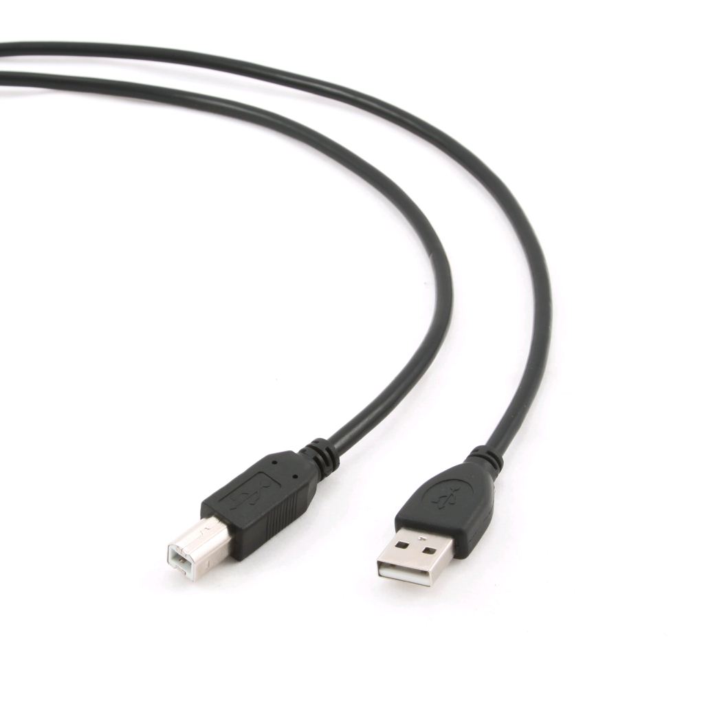 Gembird Cablexpert USB A-B printer kábel 1.8m fekete (CCP-USB2-AMBM-6) Gembird Cablexpert USB A-B printer kábel 1.8m fekete (CCP-USB2-AMBM-6)