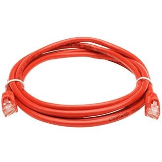 OEM RJ45 CAT6 UTP M/M adatkábel 2m LSOH piros (XUTPSZC6KAB2P)