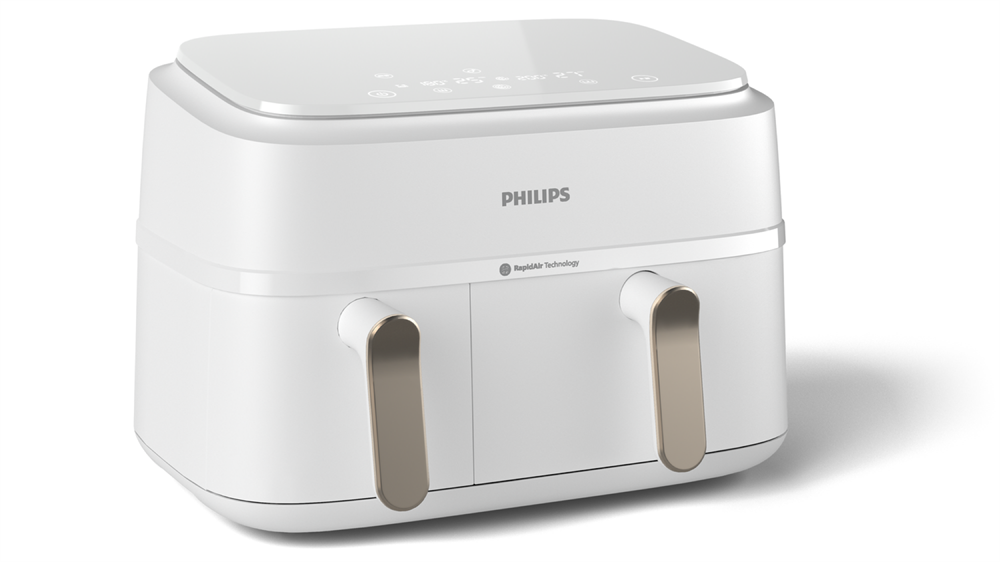 Philips 3000 Series DualBasket NA353/10 airfryer Forrólevegős fritőz