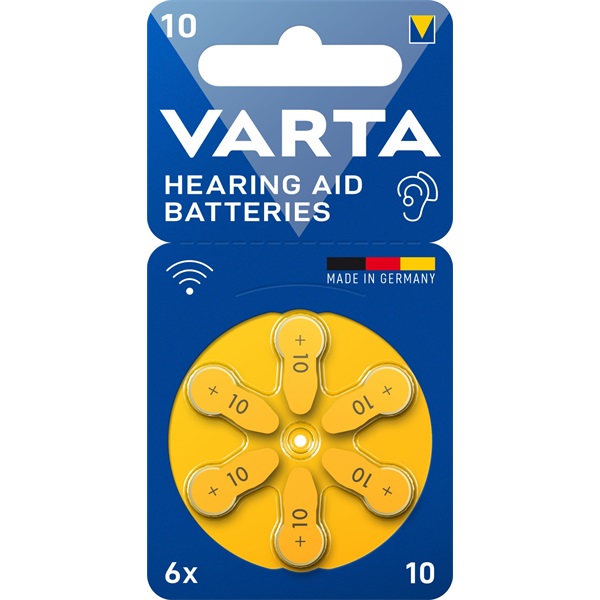 VARTA 24610101416 10 hallókészülék elem 6db/bliszter VARTA 24610101416 10 hallókészülék elem 6db/bliszter
