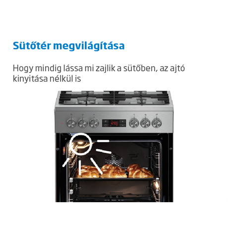 Beko FSM-57300 GW   Kerámialapos tűzhely 