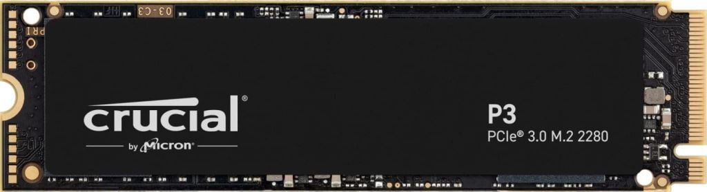 500GB Crucial SSD M.2 P3 meghajtó (CT500P3SSD8)