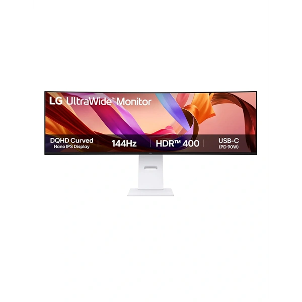 LG 49" 49U950A-W.AEU DQHD Nano IPS 144Hz HDMI/DP/USB/USB-C ívelt monitor