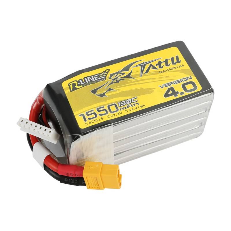 Tattu R-Line 4.0 1550mAh 22.2V 130C 6S1P XT60 akkumulátor