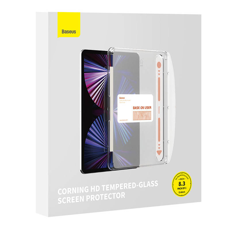 Tempered Glass Baseus Corning 0.4 mm for Pad Mini6 8.3" Tempered Glass Baseus Corning 0.4 mm for Pad Mini6 8.3"