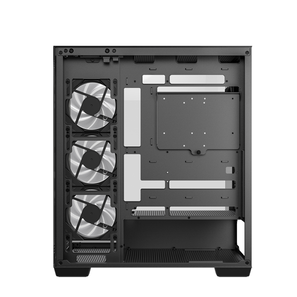 DeepCool CG580 4F   ablakos 4x12cm A-RGB BTF  ATX Számítógépház  Fekete