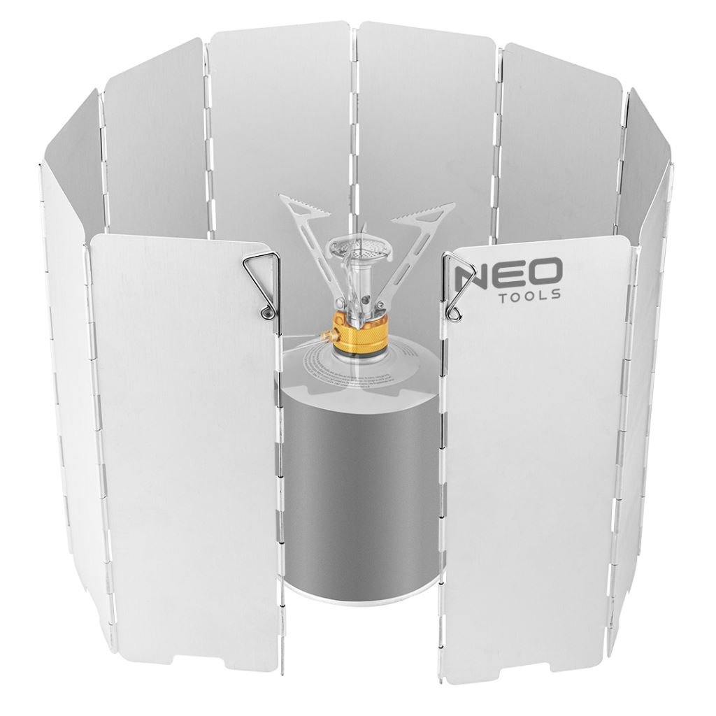 NEO Tools 63-142 Szélárnyékoló kemping gázégőhöz  