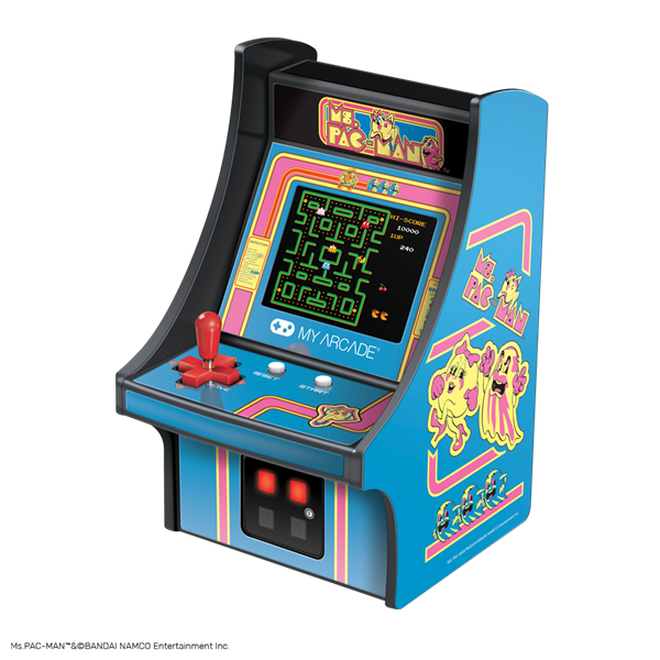MY ARCADE Ms. Pac-Man Micro Player Hordozható