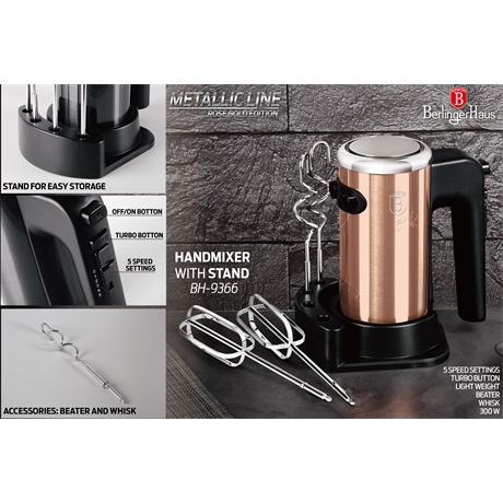 Berlinger Haus BH/9366 KÉZI MIXER ÁLLVÁNNYAL