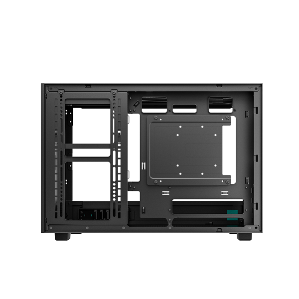 DeepCool CH260 Mini-ITX/Micro ATX (BTF)  2xUSB3.0  Type-C Számítógépház    Fekete 