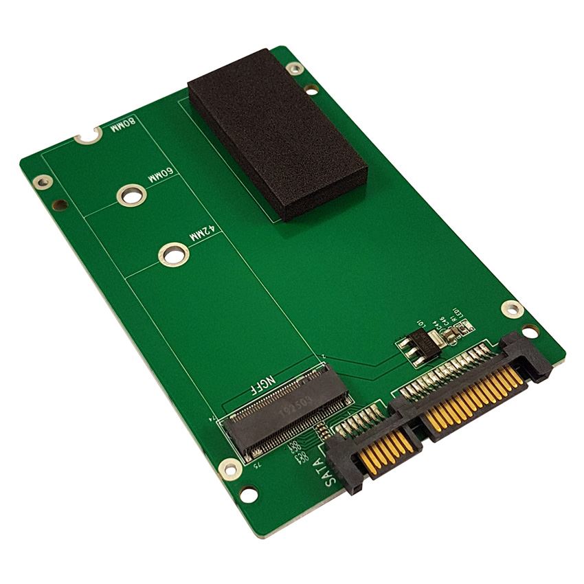 LC Power M.2 SSD beépítő adapter (LC-ADA-M2-NB-SATA) LC Power M.2 SSD beépítő adapter (LC-ADA-M2-NB-SATA)