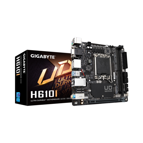 GIGABYTE S1700 H610I INTEL H610 mini-ITX Alaplap GIGABYTE S1700 H610I INTEL H610 mini-ITX Alaplap