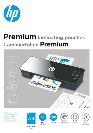 HP Premium Meleglamináló fólia, A4, 80 mikron fényes, 100 db (9123) HP Premium Meleglamináló fólia, A4, 80 mikron fényes, 100 db (9123)
