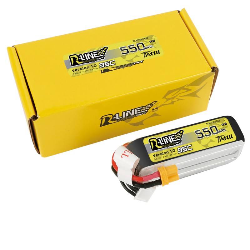 Tattu R-Line 550mAh 14,8V 95C 4S1P akkumulátor Tattu R-Line 550mAh 14,8V 95C 4S1P akkumulátor