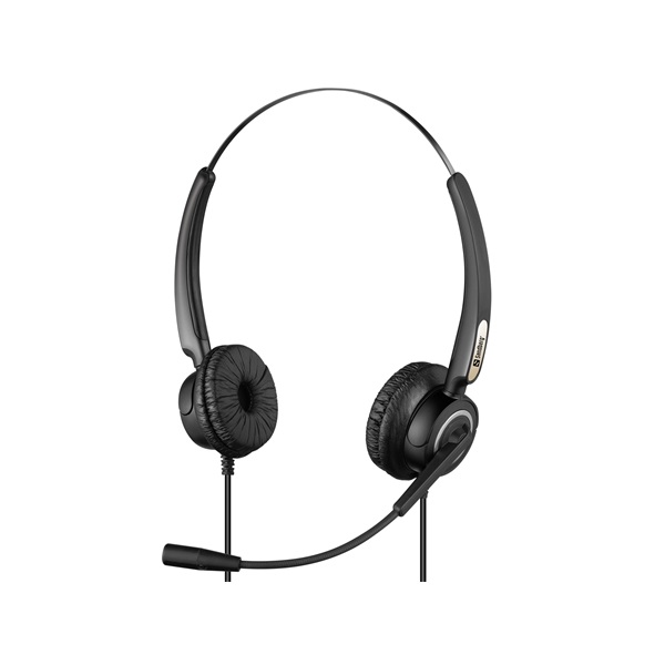 Sandberg USB Office Headset Pro Stereo USB mikrofon Fejhallgató Fekete Sandberg USB Office Headset Pro Stereo USB mikrofon Fejhallgató Fekete