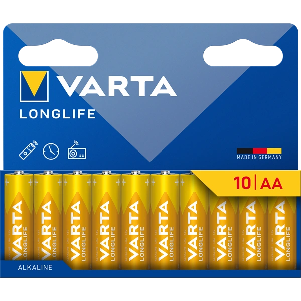 VARTA 4106101761 Longlife AA elem 10db/bliszter