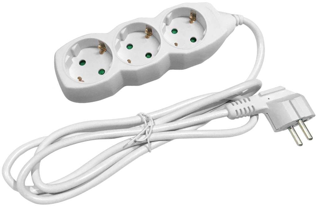Entac elosztó 3 foglalat, 3m kábel (ESE1.5G3-3) Entac elosztó 3 foglalat, 3m kábel (ESE1.5G3-3)