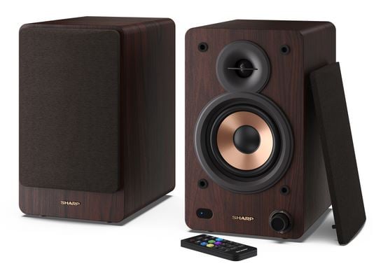 Sharp CP-SS30BR Bluetooth hangfalpár barna Sharp CP-SS30BR Bluetooth hangfalpár barna