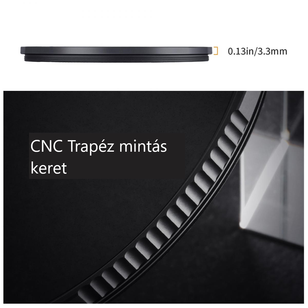 K&F Concept 77MM Nano-X Black Mist lágyító szűrő 1/2