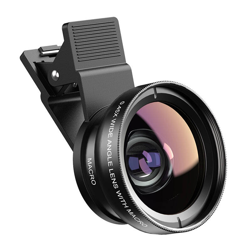  APEXEL APL-0.45XWM  0.45x Wide Angle + 12.5x Macro Lens lencse okostelefonhoz