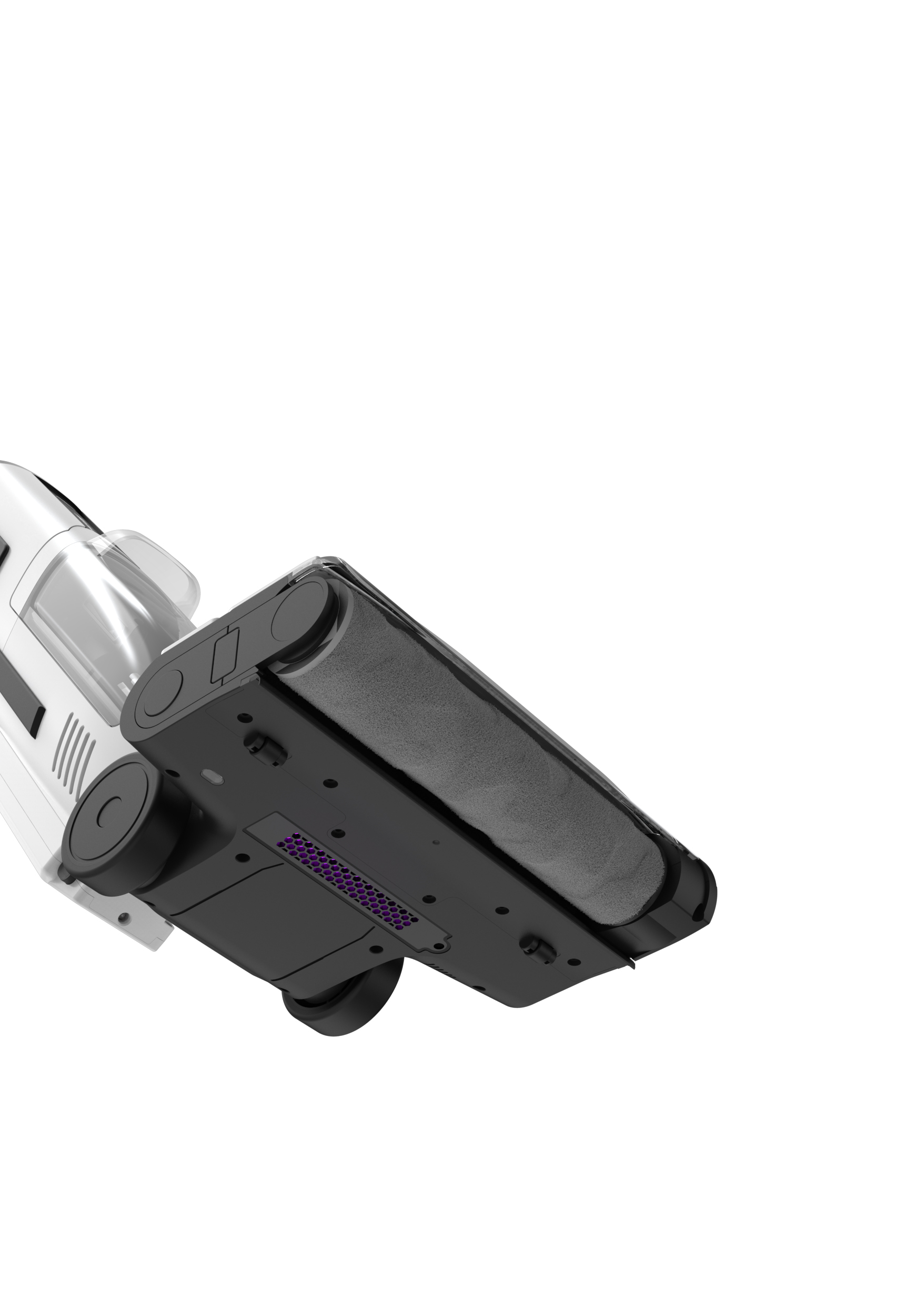 Mamibot vezeték nélküli álló porszívó, felmosóval, Wet Dry vacuum cleaner Flomo I plus, fekete-fehér