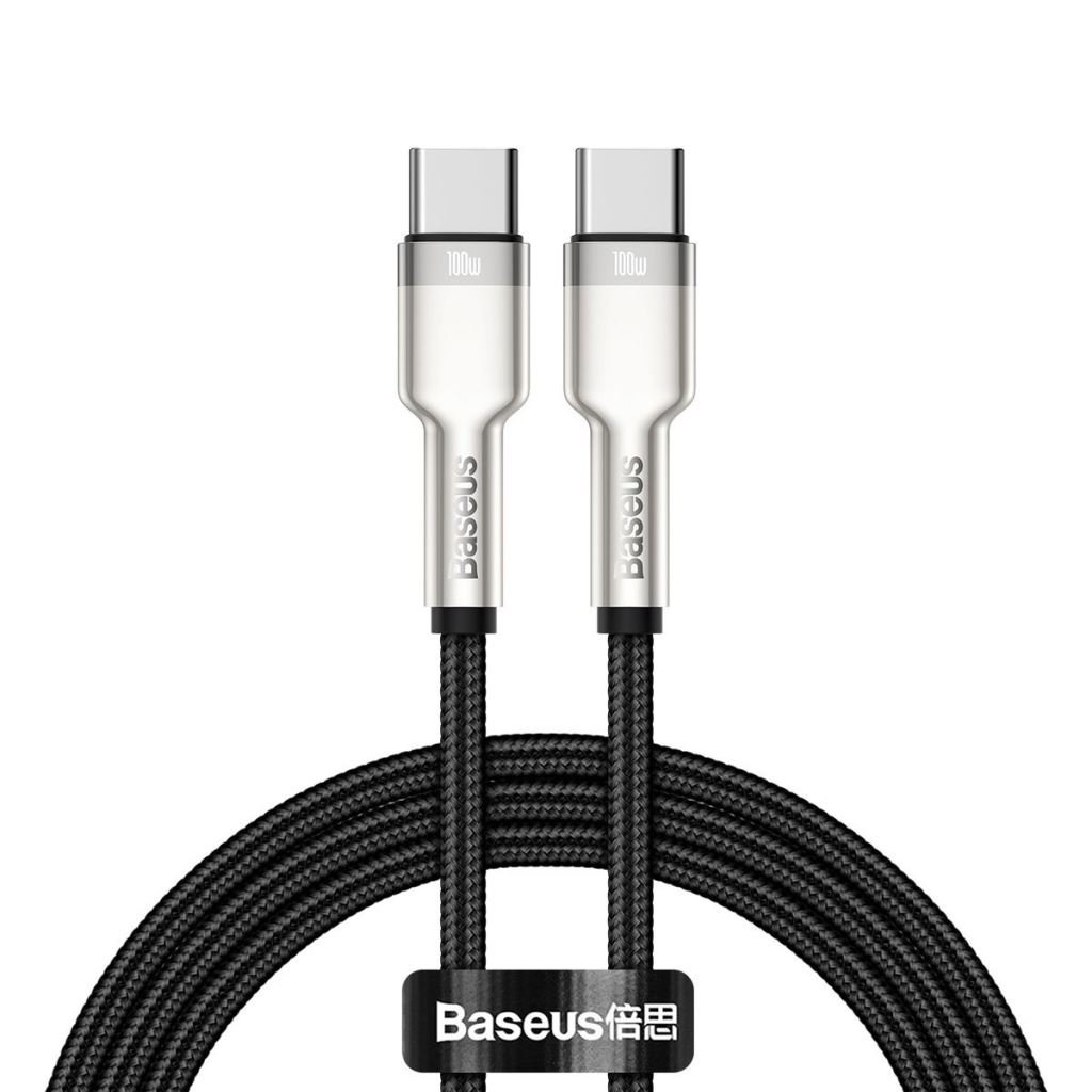 Baseus Cafule USB-C töltőkábel, 100 W, 1m, fekete (CATJK-C01) Baseus Cafule USB-C töltőkábel, 100 W, 1m, fekete (CATJK-C01)