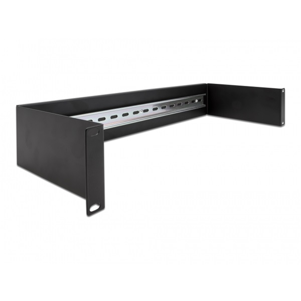 Delock 66884 19" 2U fekete DIN sin panel Delock 66884 19" 2U fekete DIN sin panel