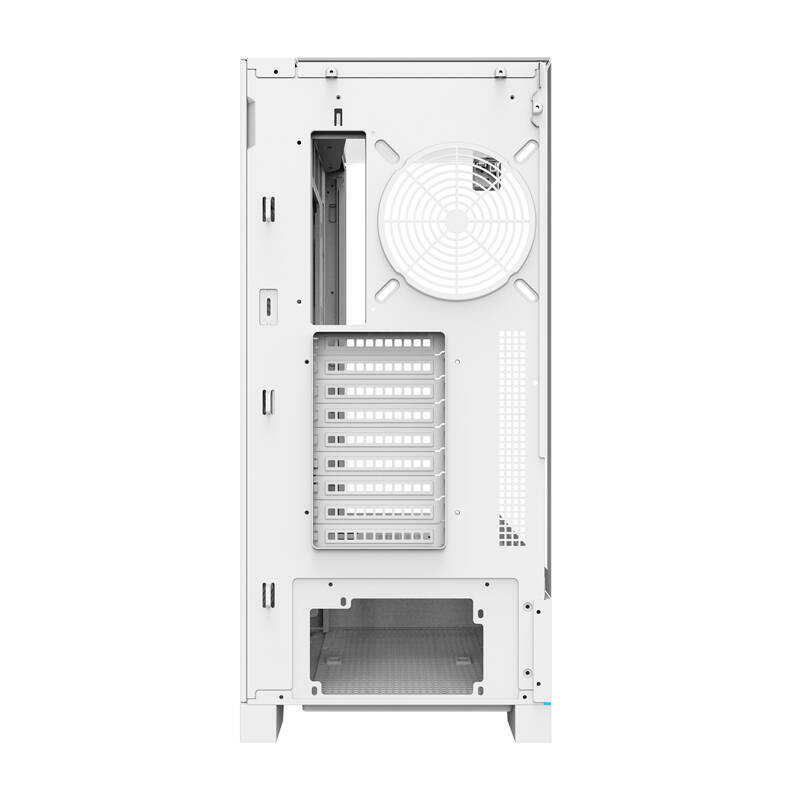 Darkflash DY450L számítógépház ventilátorok nélkül Fehér 
