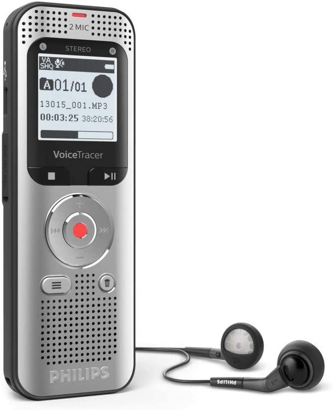 Philips DVT2050 diktafon ezüst-fekete
