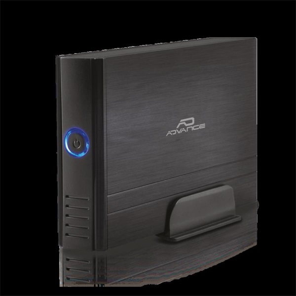 Advance 3.5" VELOCITY DISK S10 USB-A3.0 to SATA/IDE  külső táp Külső HDD Ház Fekete 