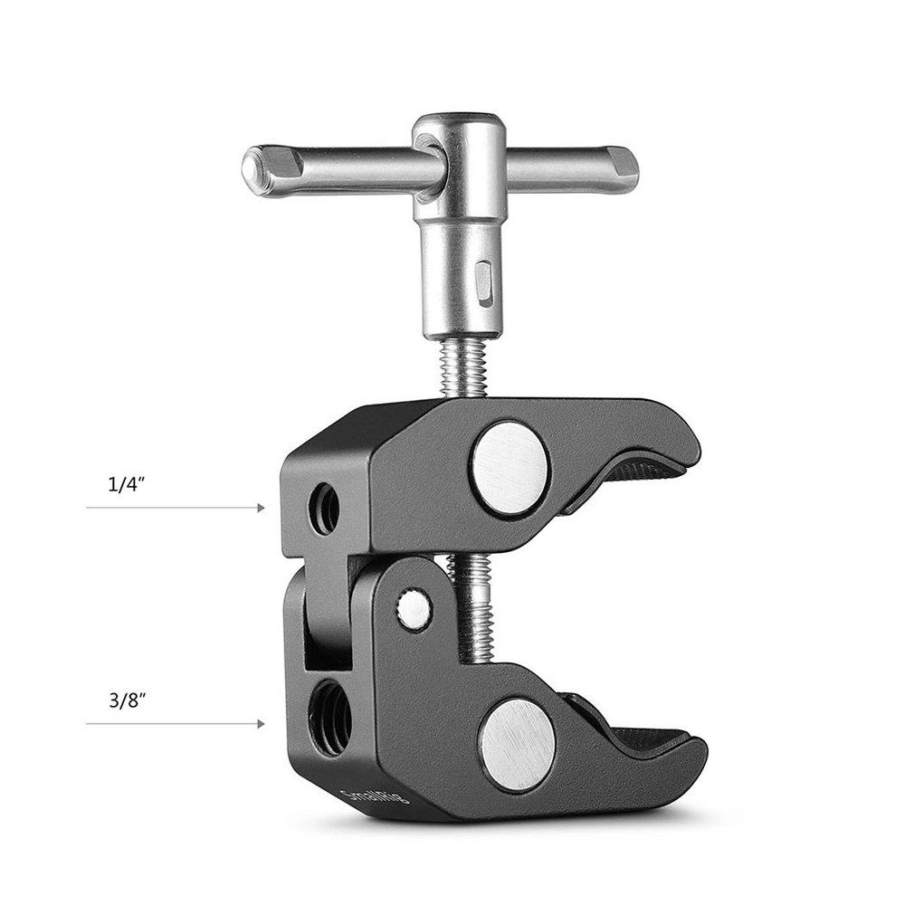 SMALLRIG Super Clamp with 1/4" and 3/8" Thread (2pcs Pack) 2058