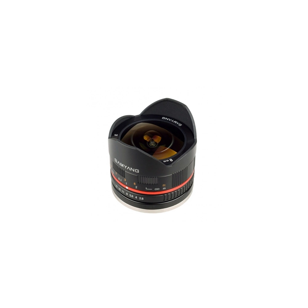 SAMYANG 8mm f/2.8 Fish-eye II (Canon M) Fekete