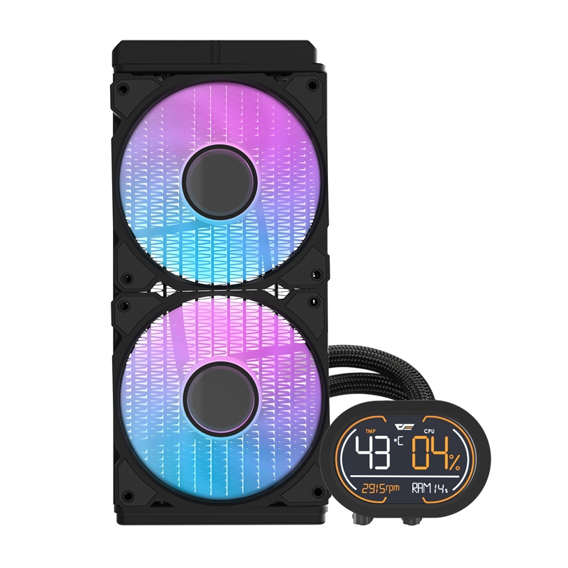 Darkflash DH240D CPU vízhűtő Fekete 