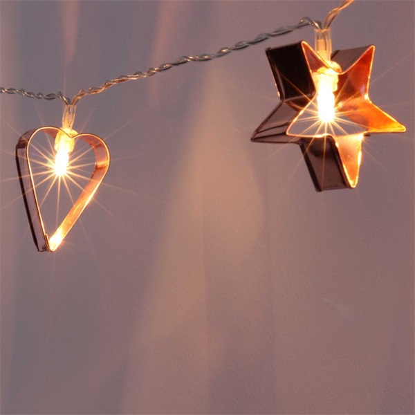 IRIS Csillag+szív alakú fém/4m/meleg fehér/20db LED-es/USB-s fénydekoráció (240-14) IRIS Csillag+szív alakú fém/4m/meleg fehér/20db LED-es/USB-s fénydekoráció (240-14)