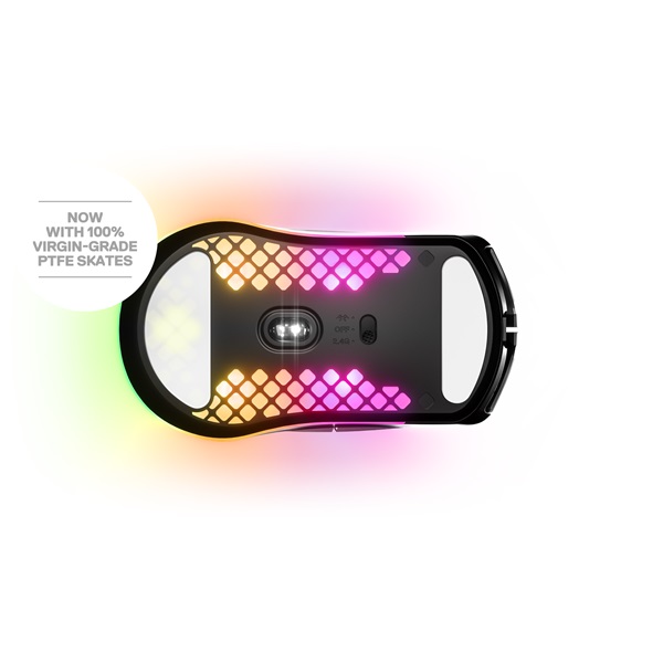 Steelseries Aerox 3 Wireless (2022) Edition vezeték nélküli egér fekete (62612)