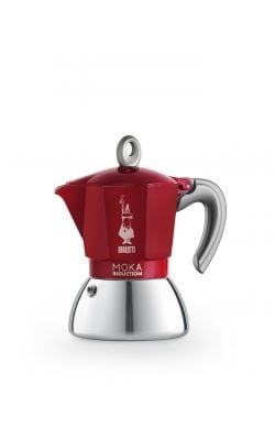 Bialetti Moka Induction 4 személyes kávéfőző piros (6944) Bialetti Moka Induction 4 személyes kávéfőző piros (6944)
