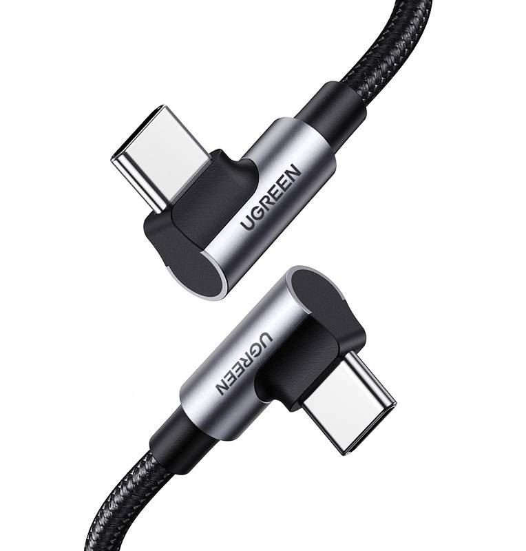 UGREEN US335 USB-C-USB-C ferde kábel 5A 100W 1m fekete (70696)