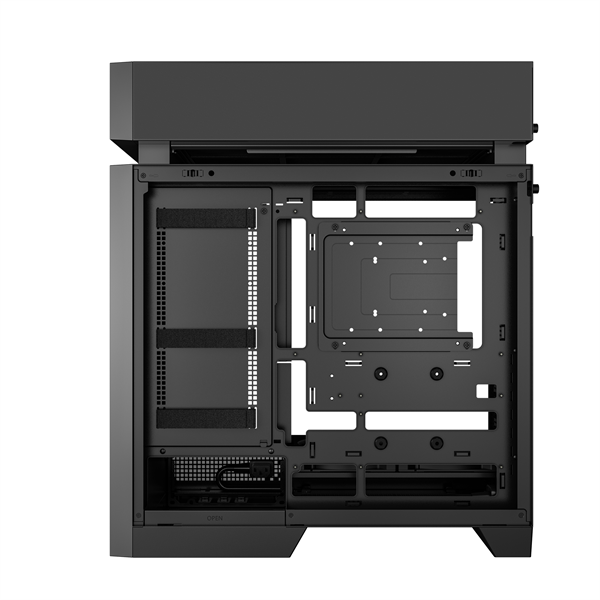 DeepCool  CL660 2x120mm A-RGB  ATX Számítógépház  Fekete