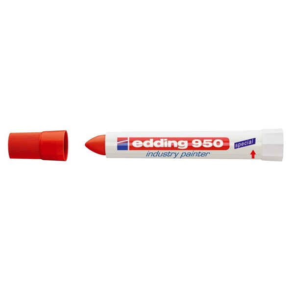 Edding 950 piros permanent ipari jelölőkréta Edding 950 piros permanent ipari jelölőkréta